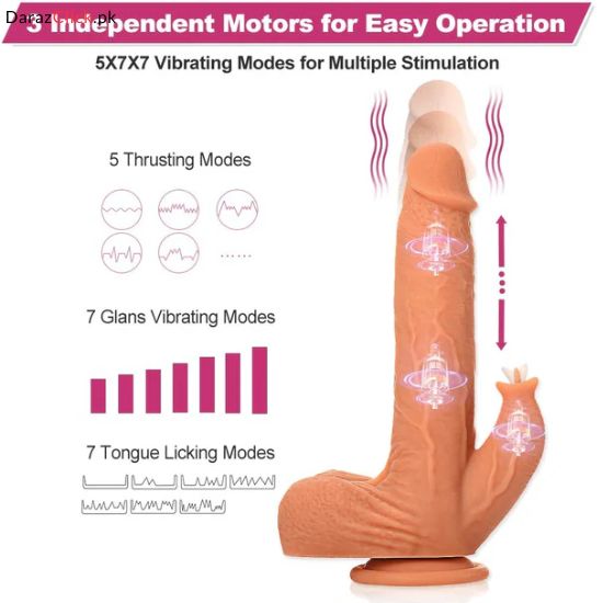 9-8-inch-liquid-silicone-realistic-licking-thrusting-rotating-dildo