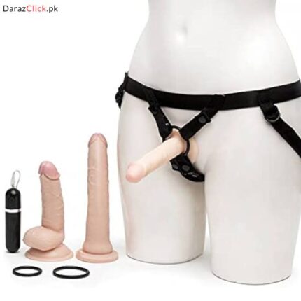 ouch-strap-on-harness-6-inch-realistic-dildo-in-ivory-in-pakistan